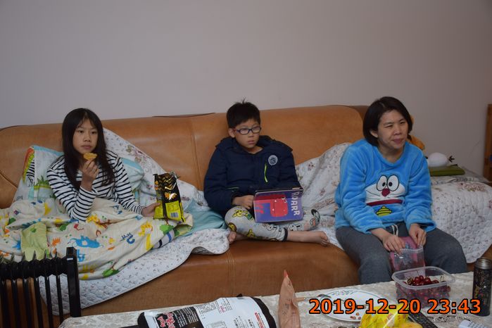 爽爽的母子三人~~